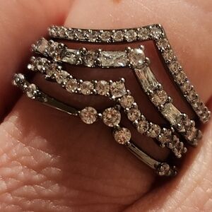 NWT AND BAG Bomb Party Delicates  "STILL A STORM JUST SOFTER NOW" Hematite SZ 9